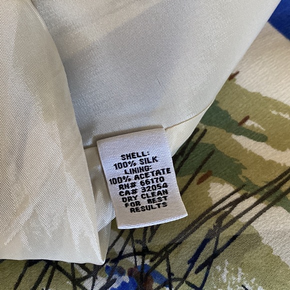 Anthropologie We Love Vera NYC Watercolor 100% Silk Sleeveless Dress Size 2 - Picture 9 of 15